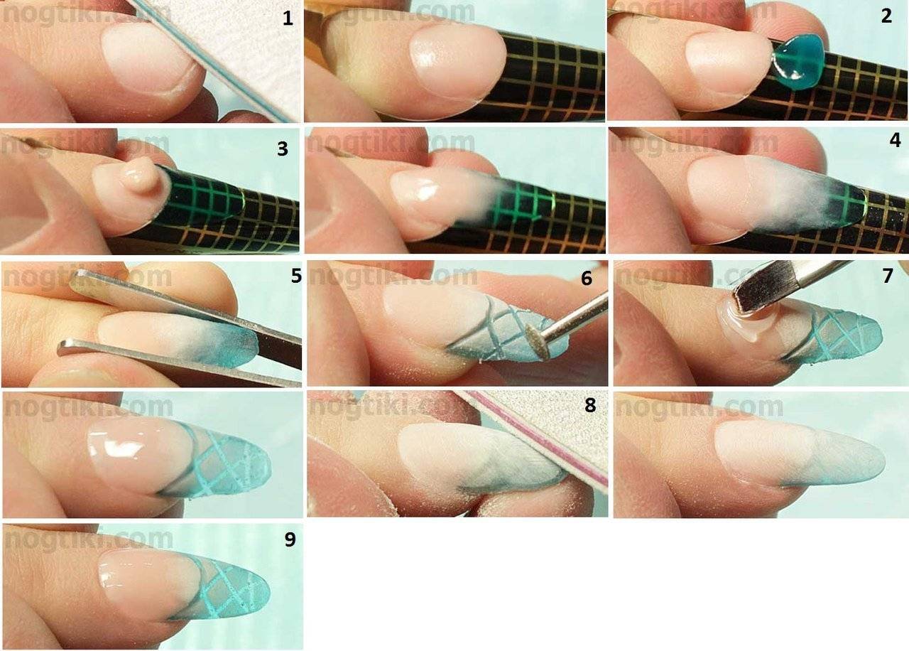 Моделирование ногтей гелем и акрилом: нюансы процедур