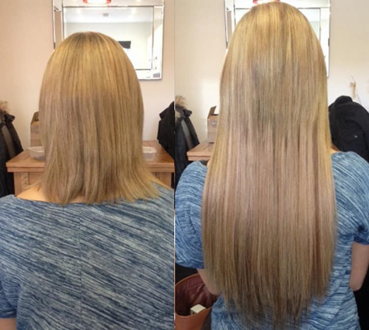 Что такое капсульное наращивание волос. фото до и после