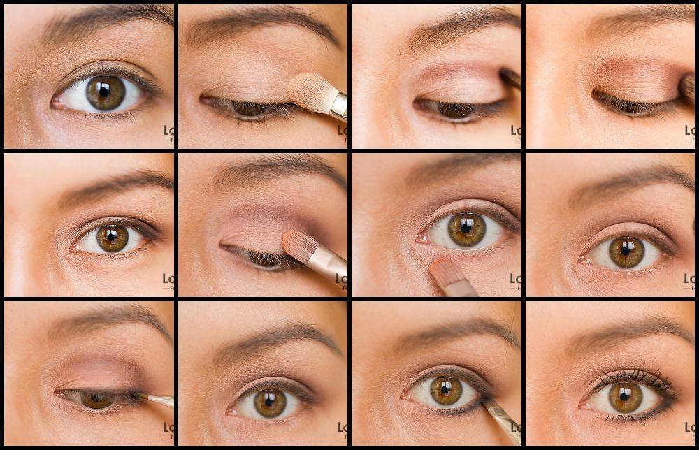Уроки макияжа глаз для начинающих пошагово видео и фото