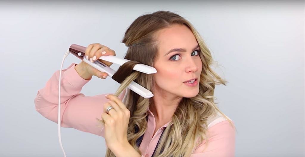 Как сделать локоны выпрямителем babyliss