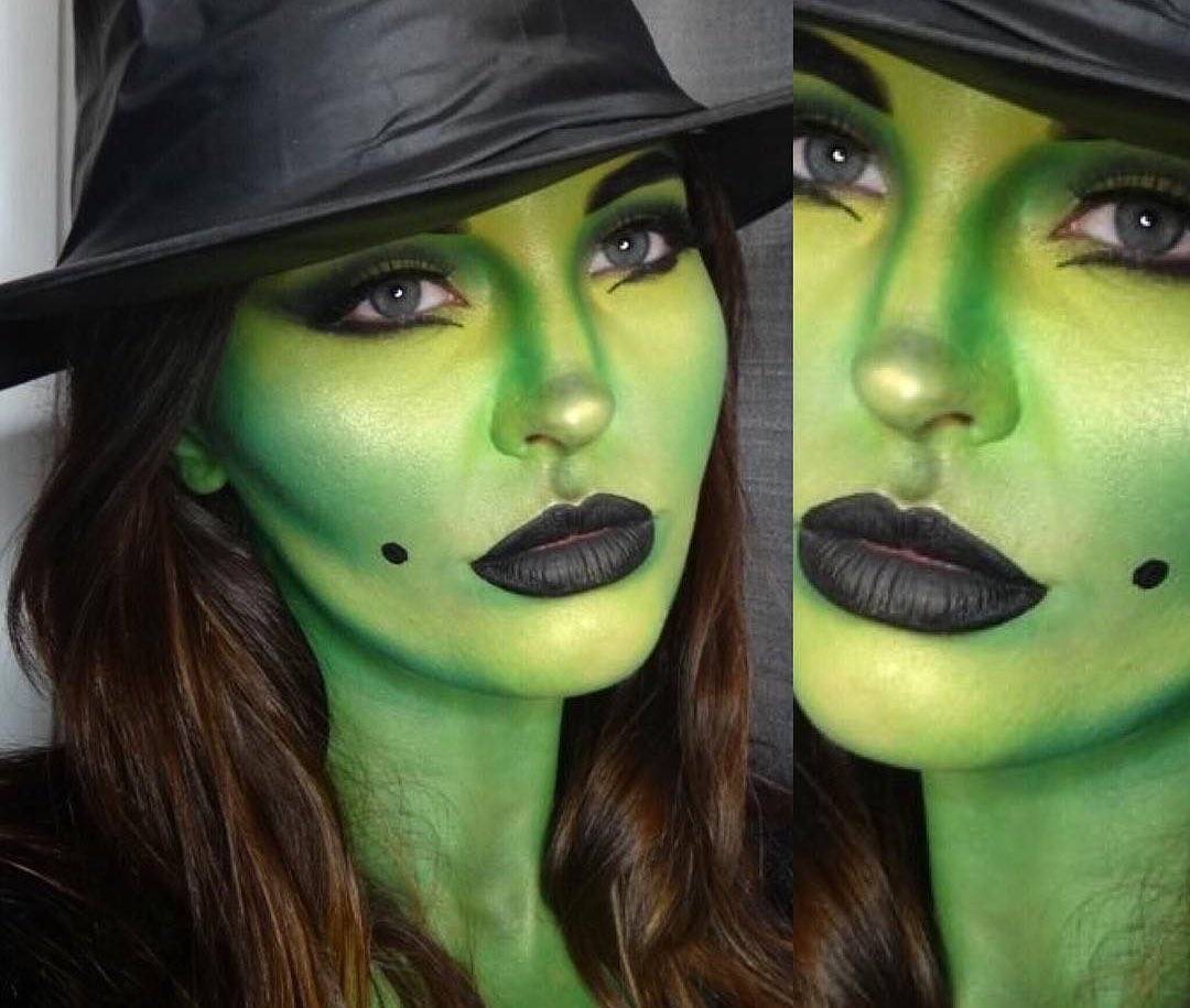 Чарующий макияж Ведьмы на Хэллоуин