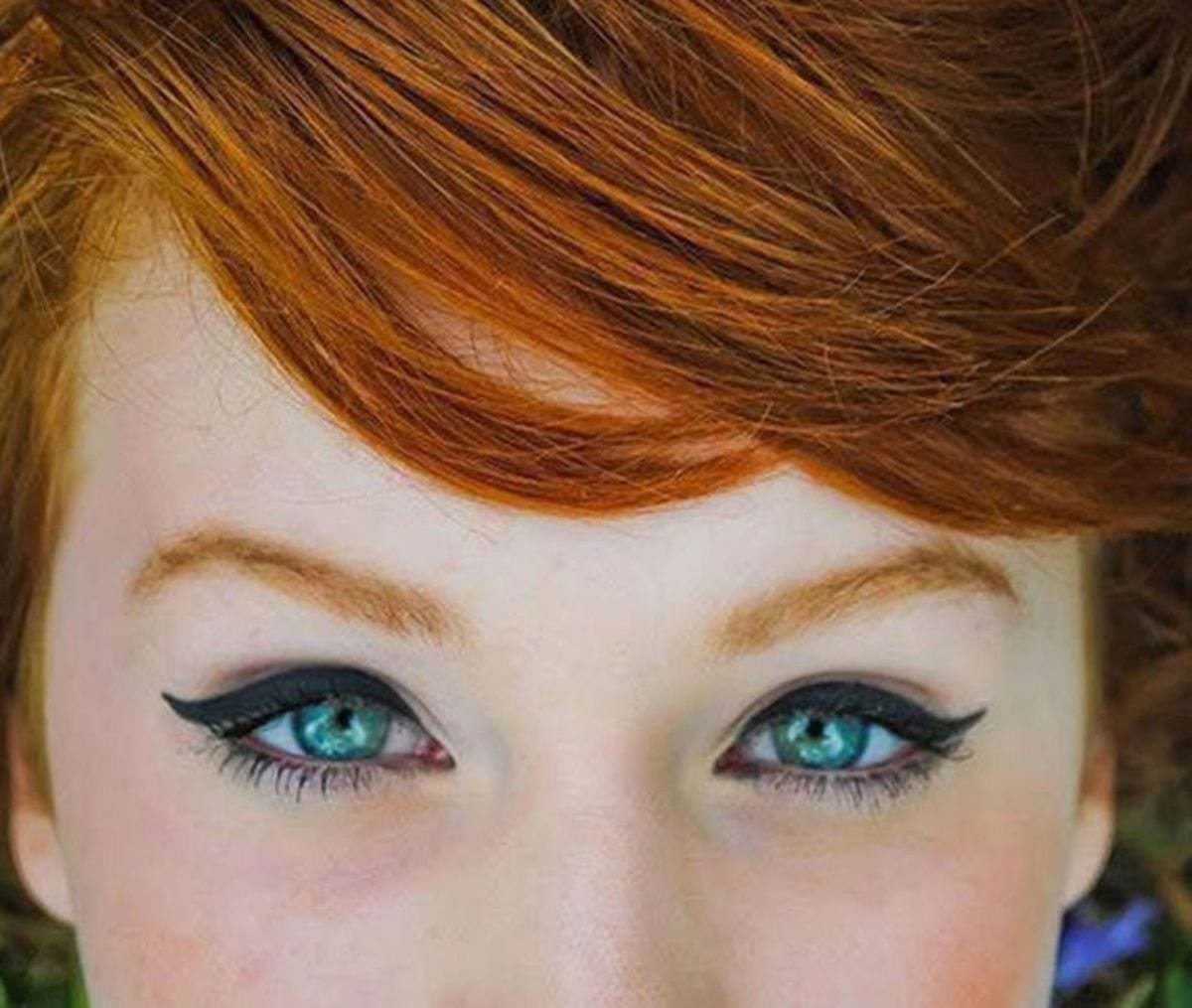 Макияж для рыжих девушек с зелеными глазами