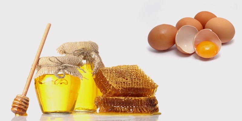 Маски для волос с медом и яйцом и молоком