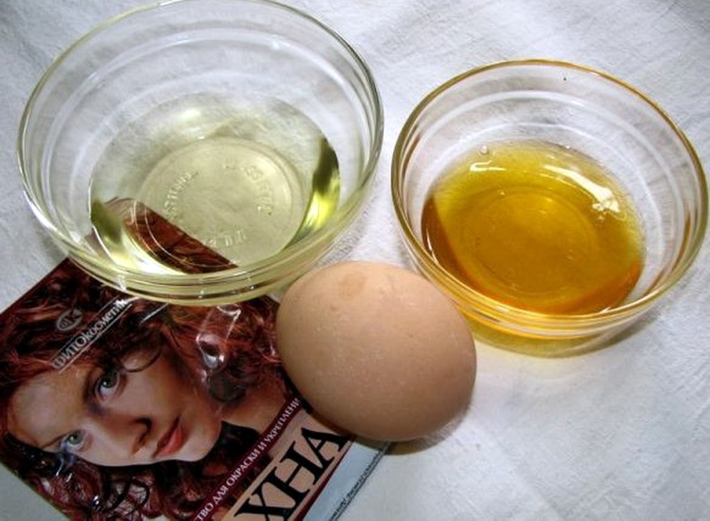Как приготовить масло для волос из желтка