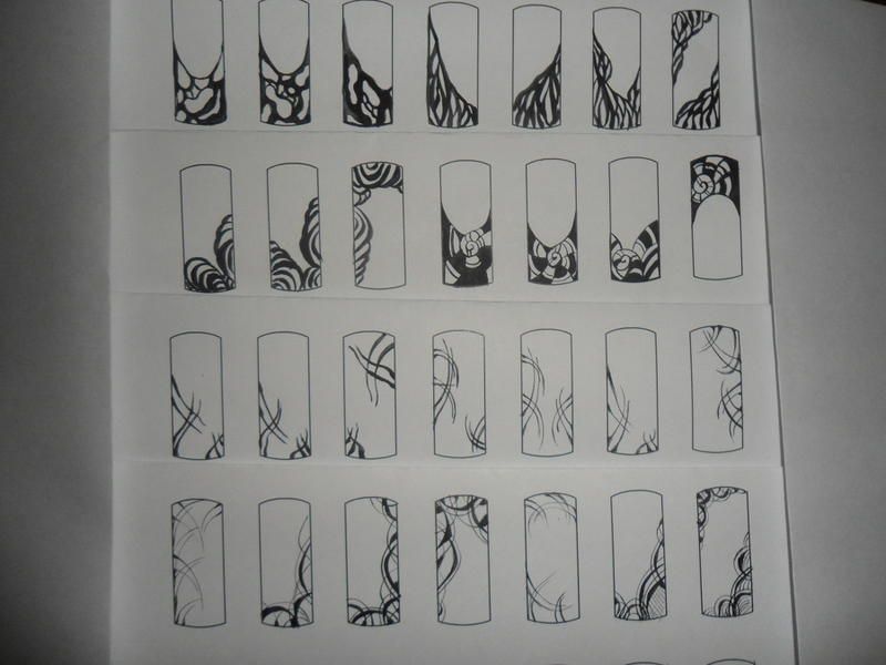 Вензеля на ногтях — modnail.ru — красивый маникюр