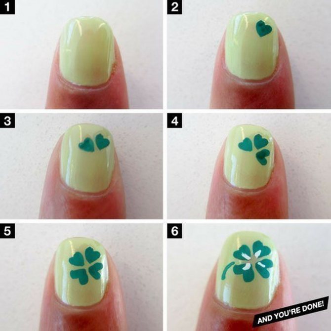 Как сделать простую розу на ногтях