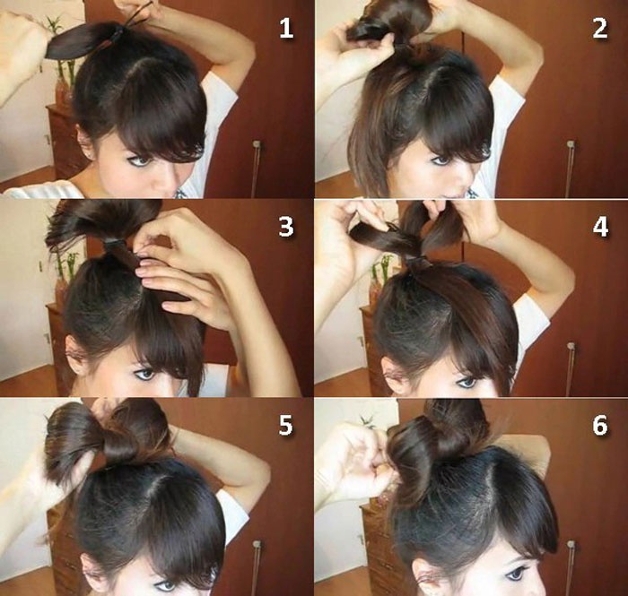 Прически с валиком для волос: 10 причесок своими руками
