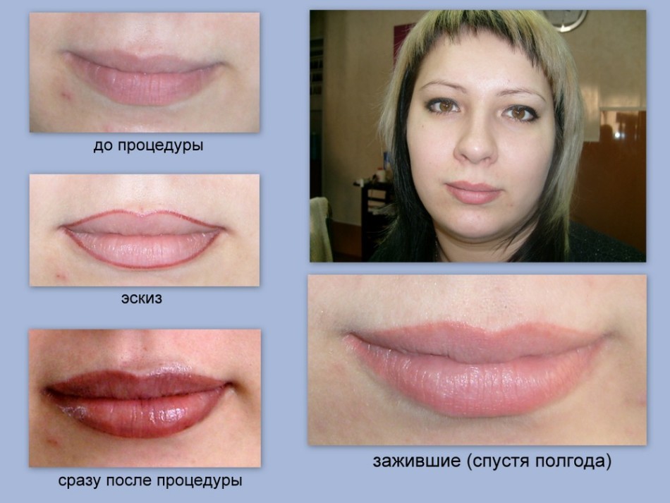 Перманентный макияж губ: как выполняется и сколько держится
