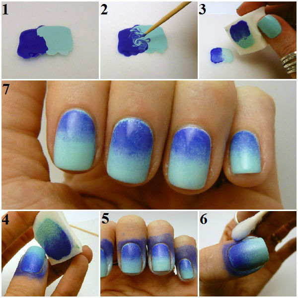 Как накрасить ногти двумя цветами: пошаговое фото и видео