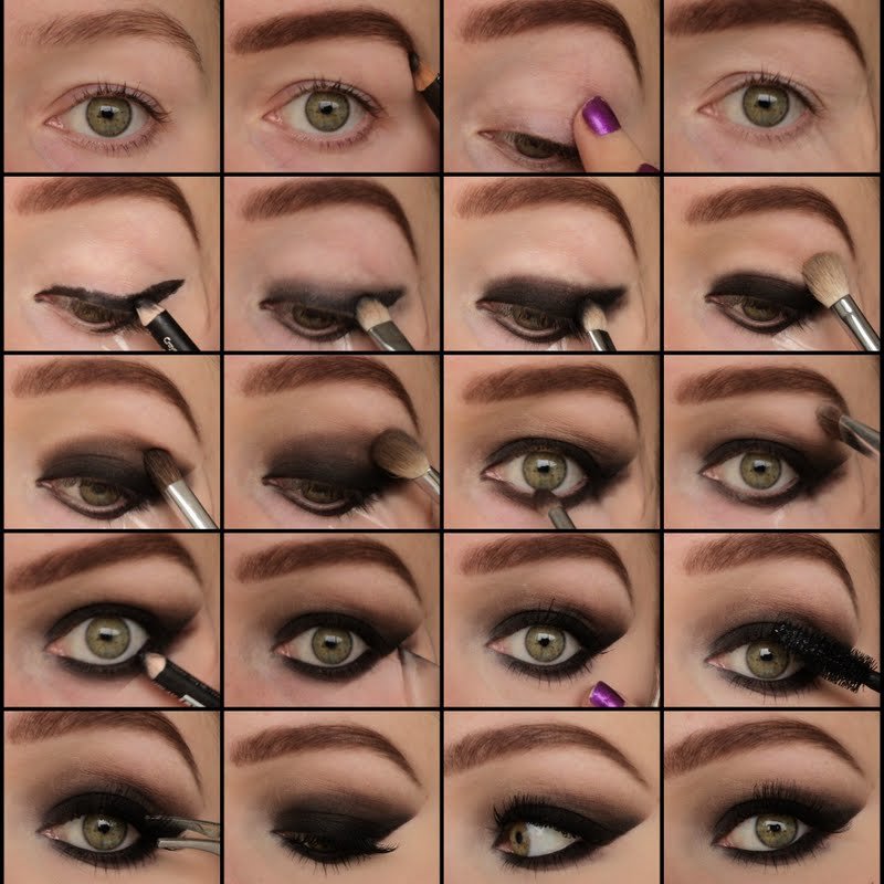 Дымчатый макияж глаз: пошаговая техника выполнения