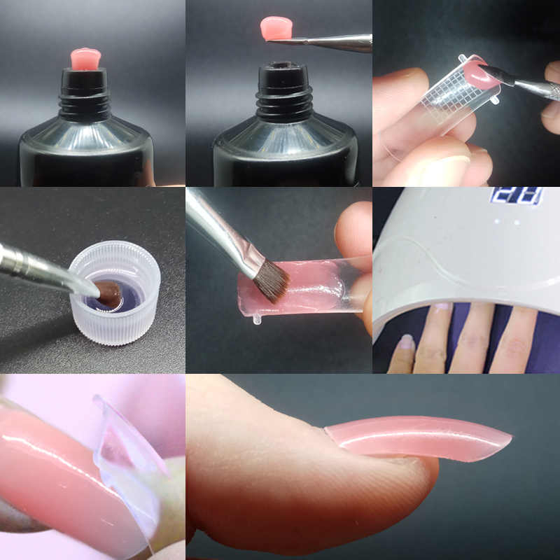 Типсы для наращивания ногтей: особенности форм, использование.