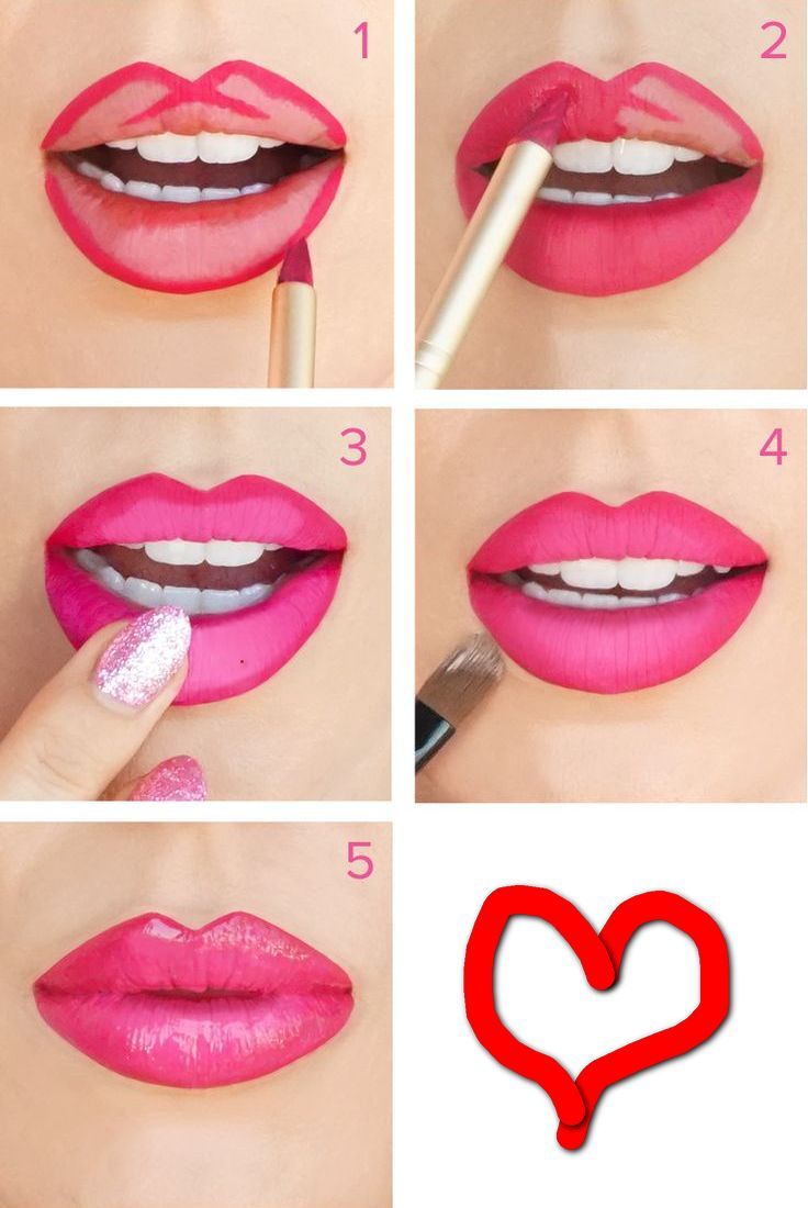 Как правильно наносить/красить матовую помаду на губы
