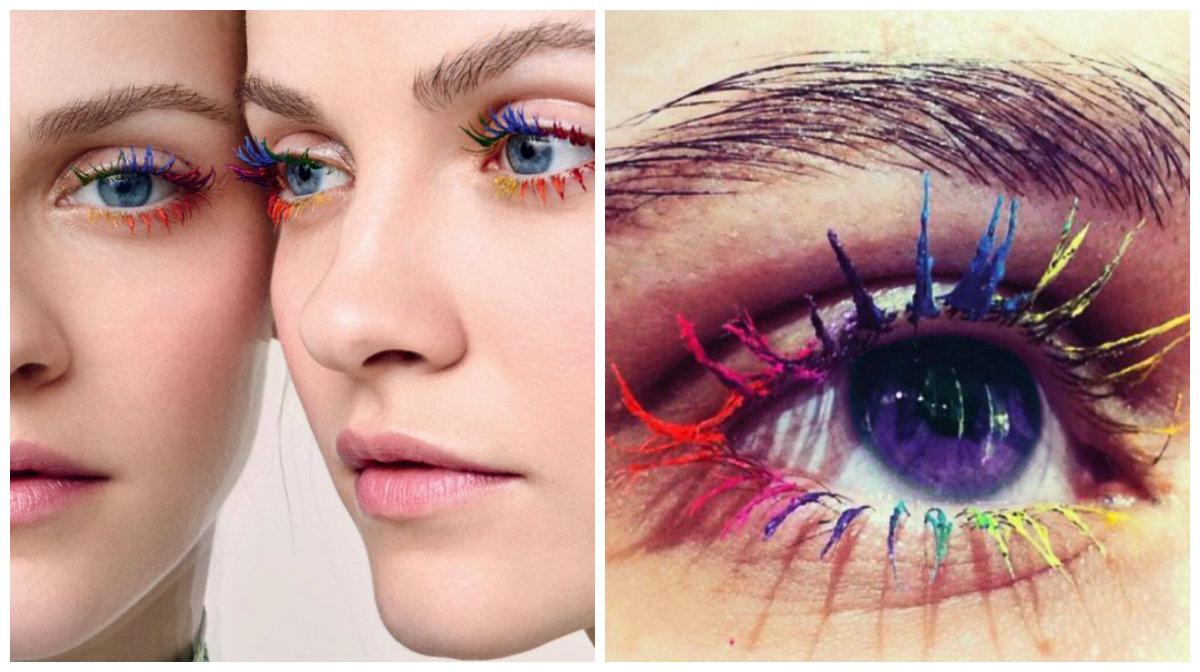 Цветная тушь для ресниц: модный тренд макияжа 2021 - beauty hub