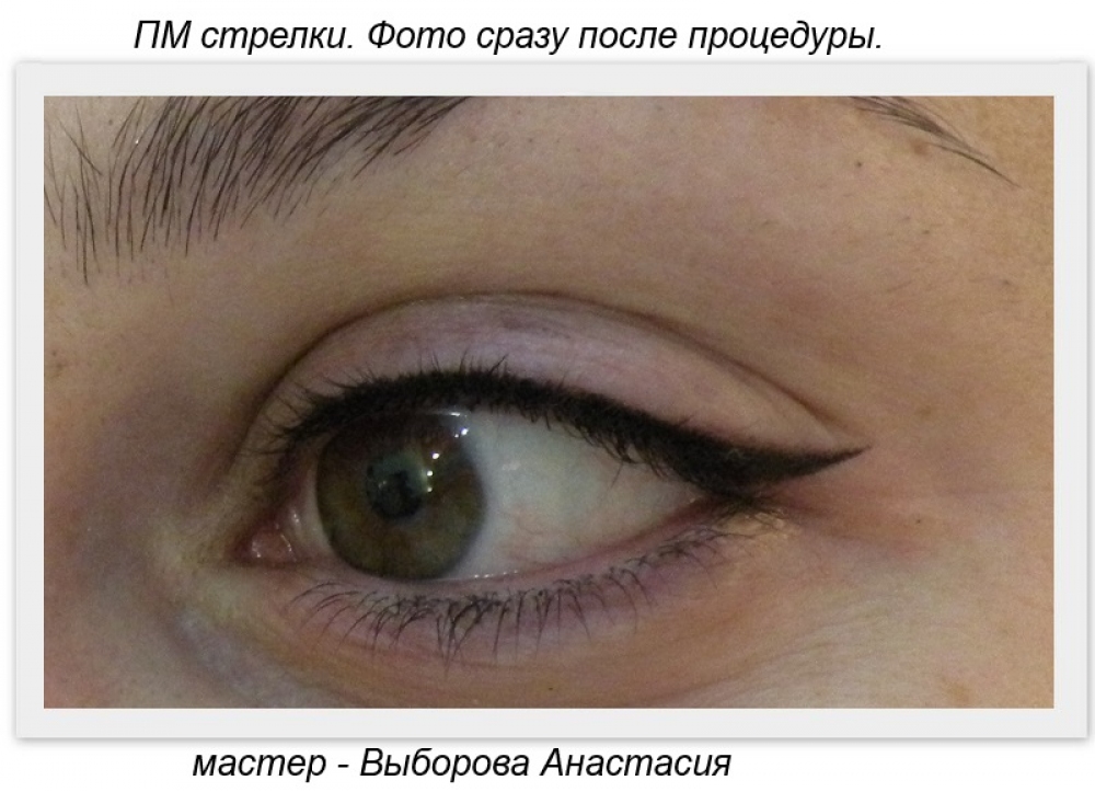 Татуаж глаз в форме растушеванных стрелок: виды, фото и отзывы
