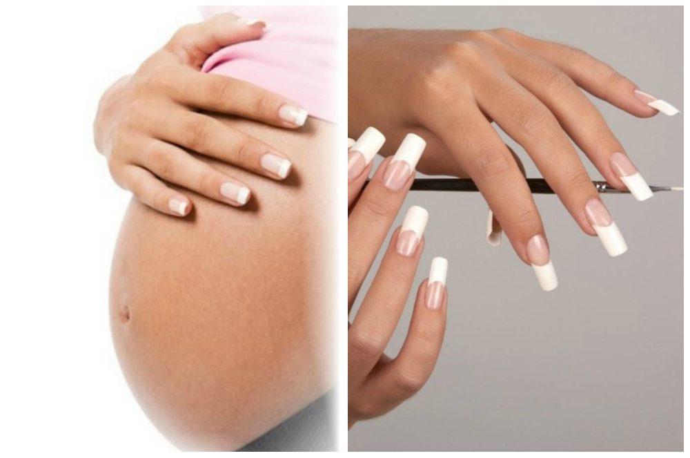 Опасно ли наращивание ногтей во время беременности?