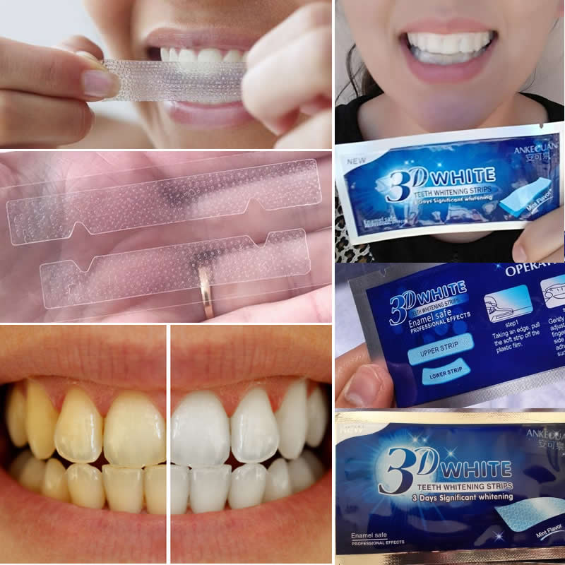Полоски для отбеливания зубов crest 3d white