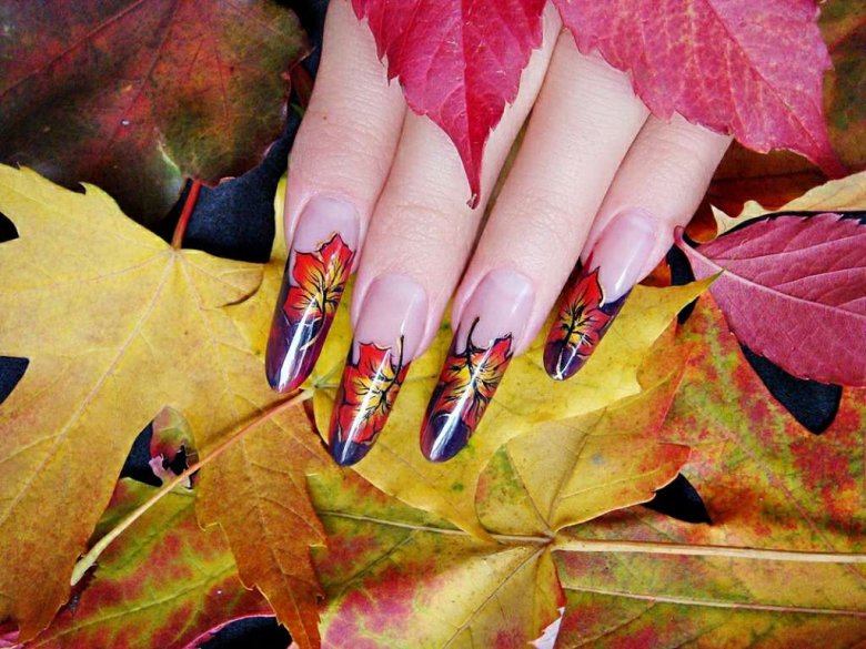 Осенний дизайн ногтей: модные тенденции и техники (47 фото)