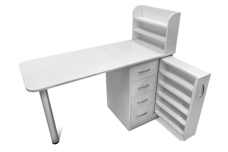 Какой размер стола должен быть для маникюра. рабочий стол для маникюра. делим маникюрные столы на классы