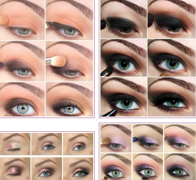 Как увеличить глаза с помощью макияжа, как визуально сделать глаза больше, стрелки для увеличения