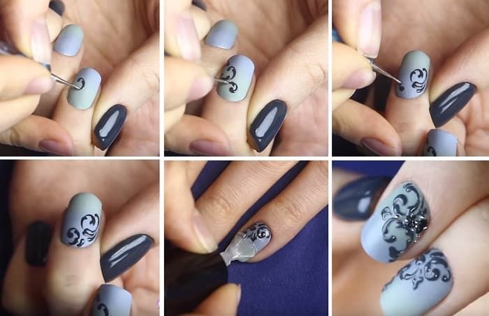 Основные пошаговые техники рисования на ногтях в домашних условиях