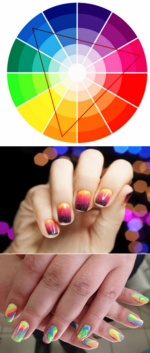 Стильный маникюр с разными цветами: топ-7 ярких нейл-артов на каждый день