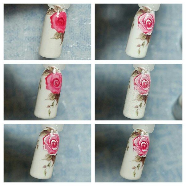 Дизайн ногтей с розами 2021 фото варианты