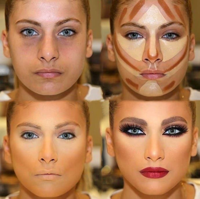 Как красиво наносить макияж
