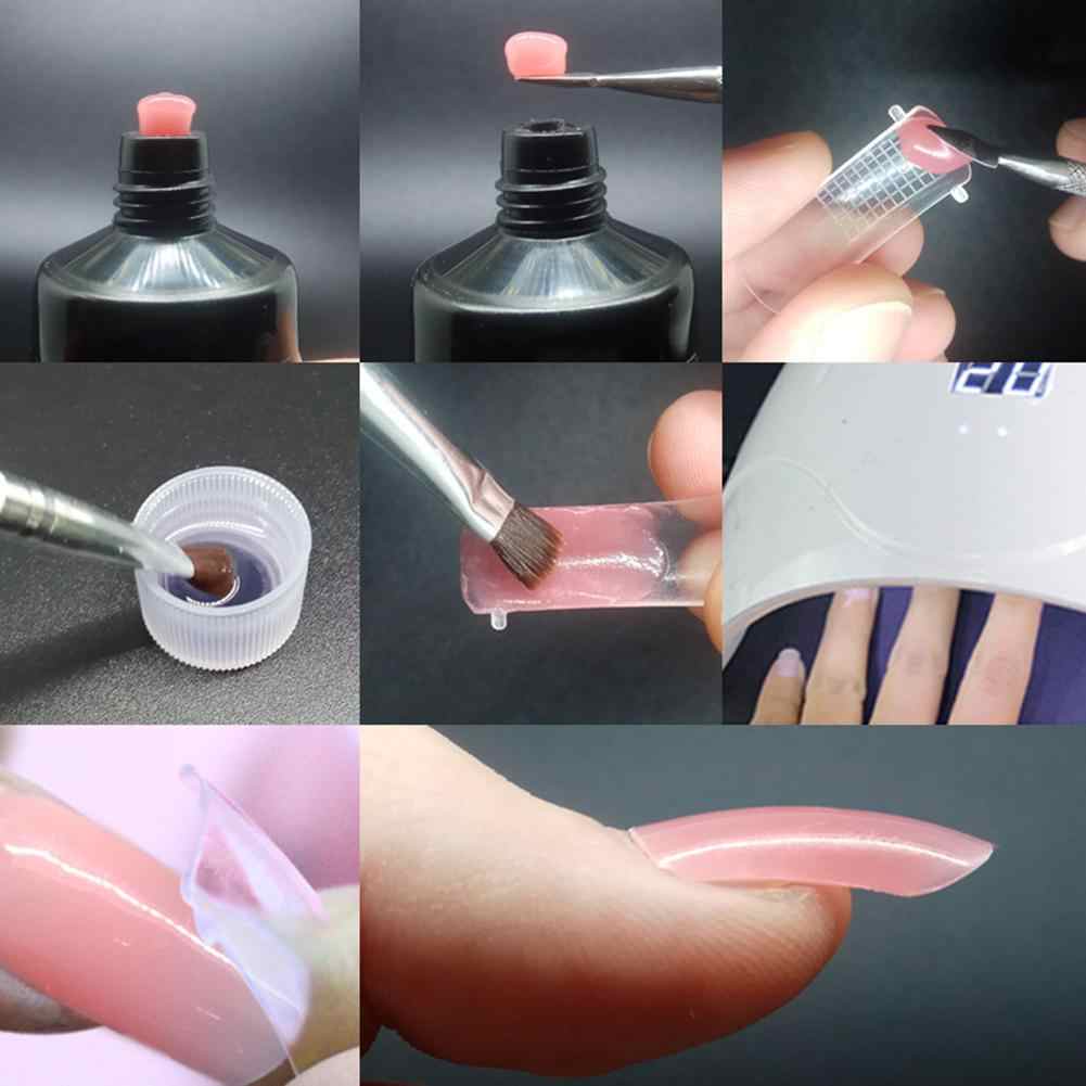 Наращивание ногтей на типсы с использованием гелевой и акриловой технологии