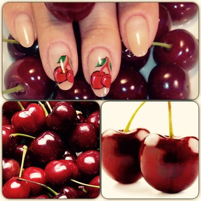 Маникюр с фруктами и ягодами 2020-2021. свежие фото идеи дизайна ногтей