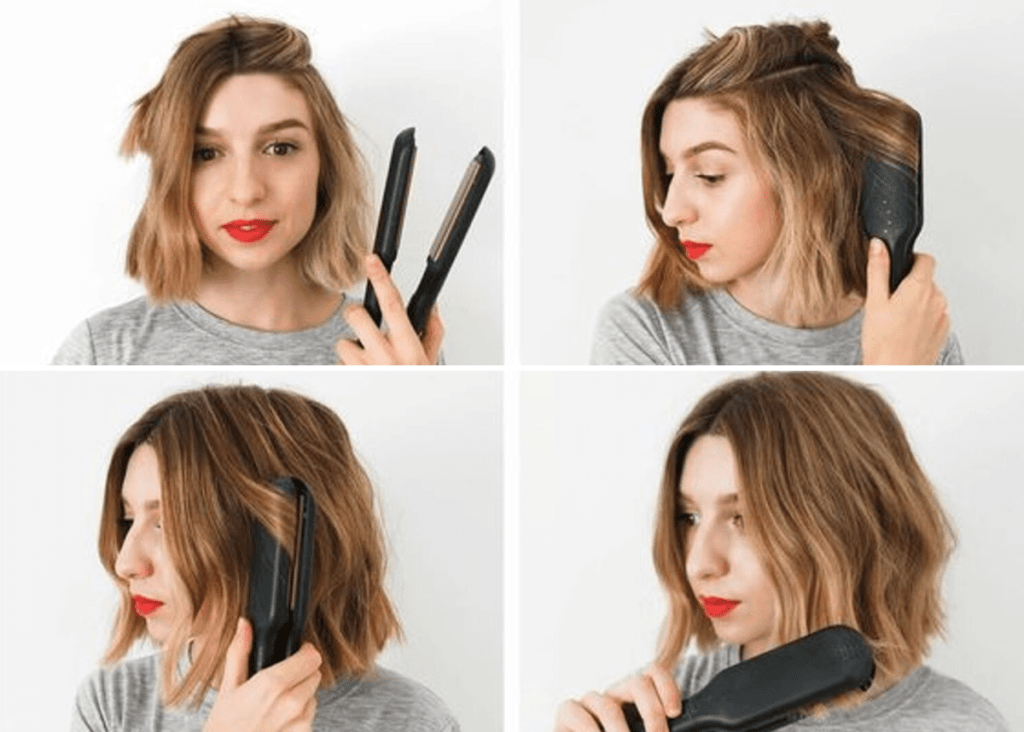 Как сделать локоны утюжком — пошаговые инструкции создания кудряшек выпрямителем на разной длине волос