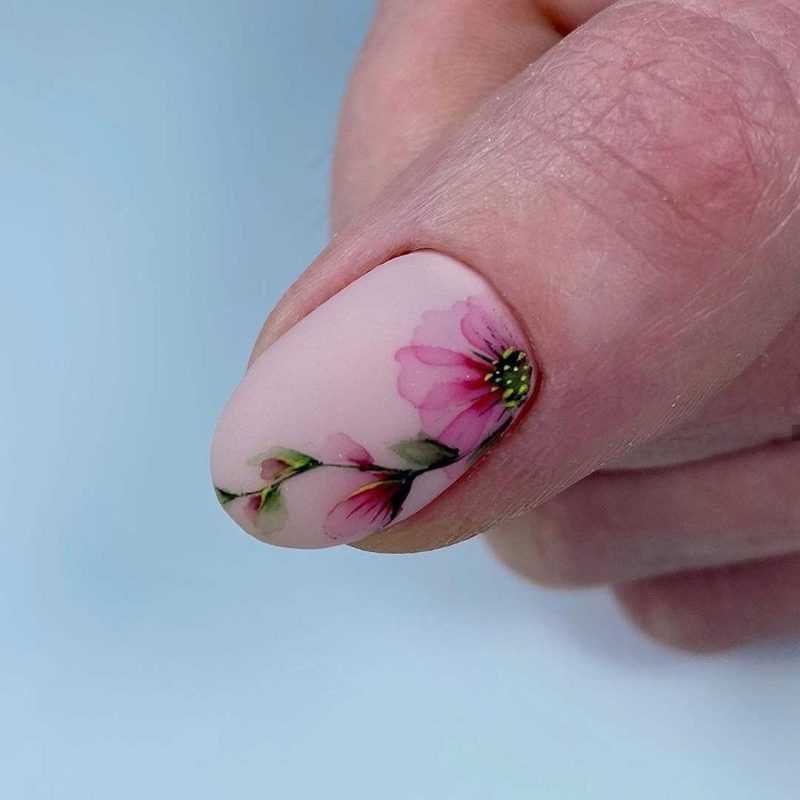 Дизайн маникюра с цветами • журнал nails
