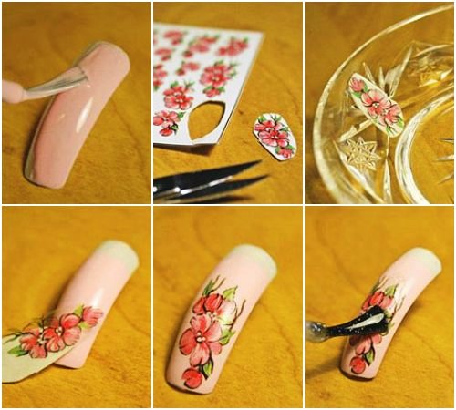 Дизайн ногтей с наклейками: техника и модные примеры