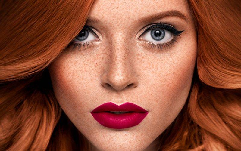 Макияж для рыжих волос: вечерний и дневной макияж для рыжеволосых