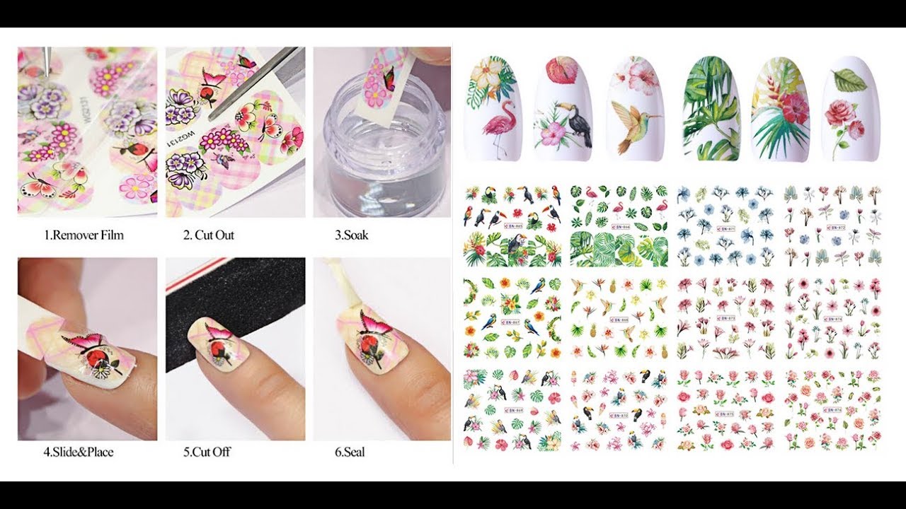 Дизайн ногтей с наклейками- самые модные и классные фото!