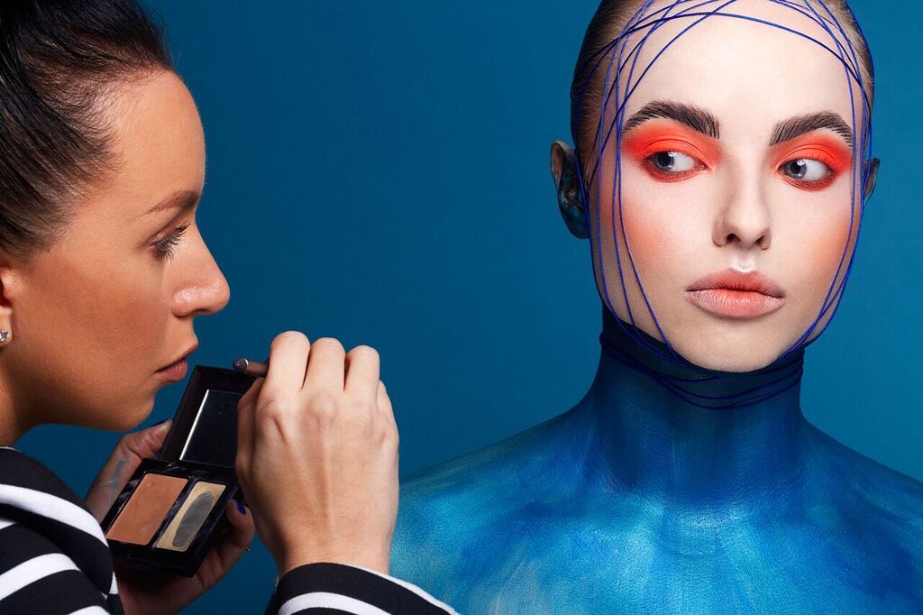 Фантазийный макияж, создание необычного, креативного, художественного make-up
