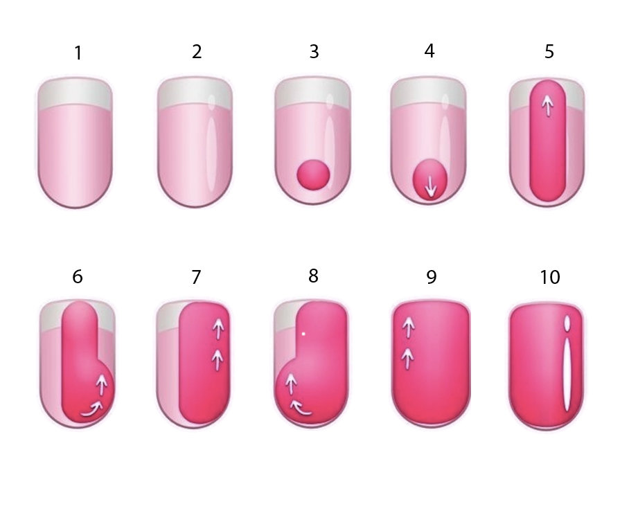 Как правильно красить ногти лаком и техника рисования на видео: способы модно красить ногти в домашних условиях