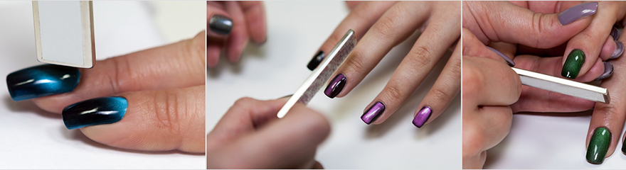 Как пользоваться магнитным лаком для ногтей