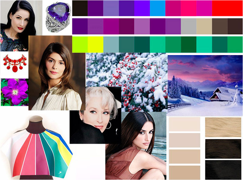 Макияж для цветотипа зима + фото знаменитостей
