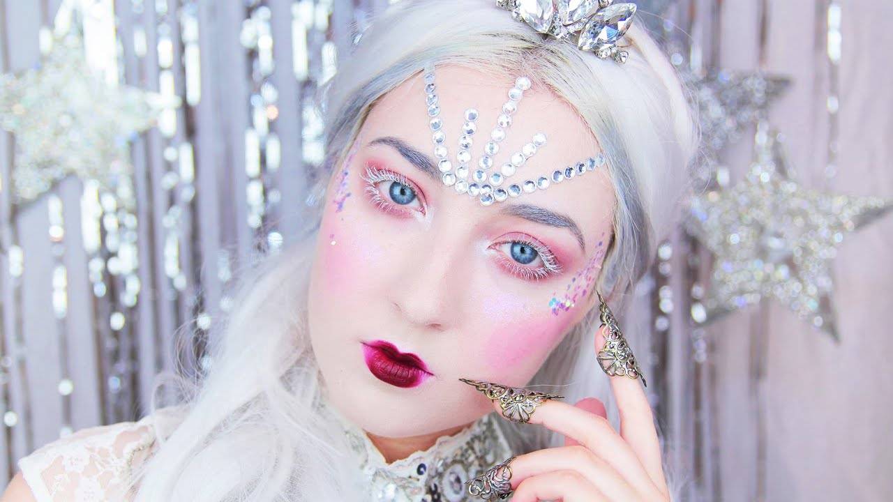 Снежная королева прическа и макияж. необычные варианты макияжа для новогодней ночи
