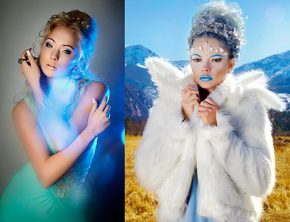 Образ снежной королевы своими руками: макияж на новый год и для фотосессии