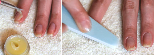 Запечатывание ногтей воском в домашних условиях