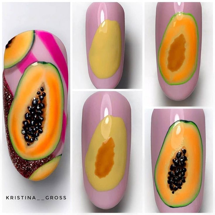 Маникюр с фруктами: новые идеи дизайна ногтей - krauzer.ru