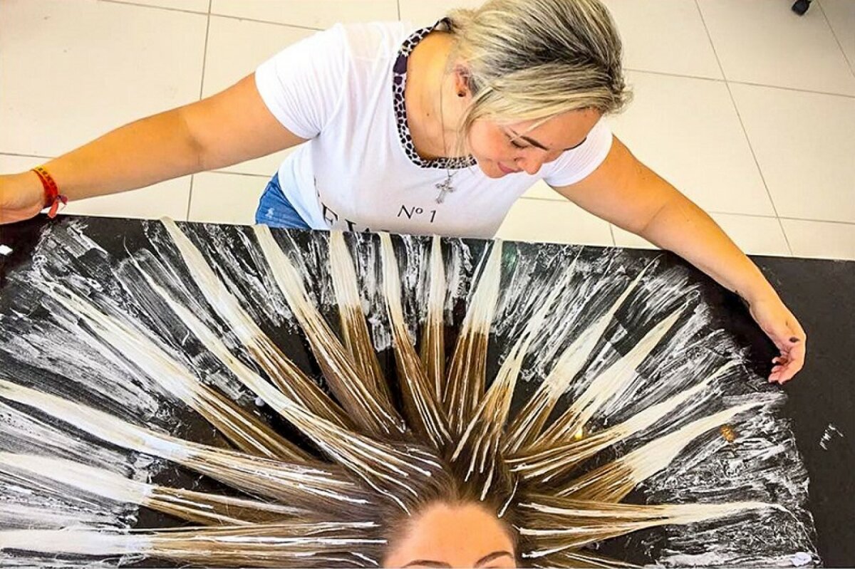 Балаяж: техника окрашивания волос (фото и видео)
