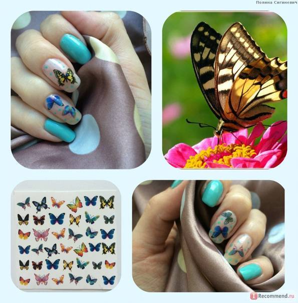 Дизайн ногтей с бабочками: фото + пошаговые мк 2020