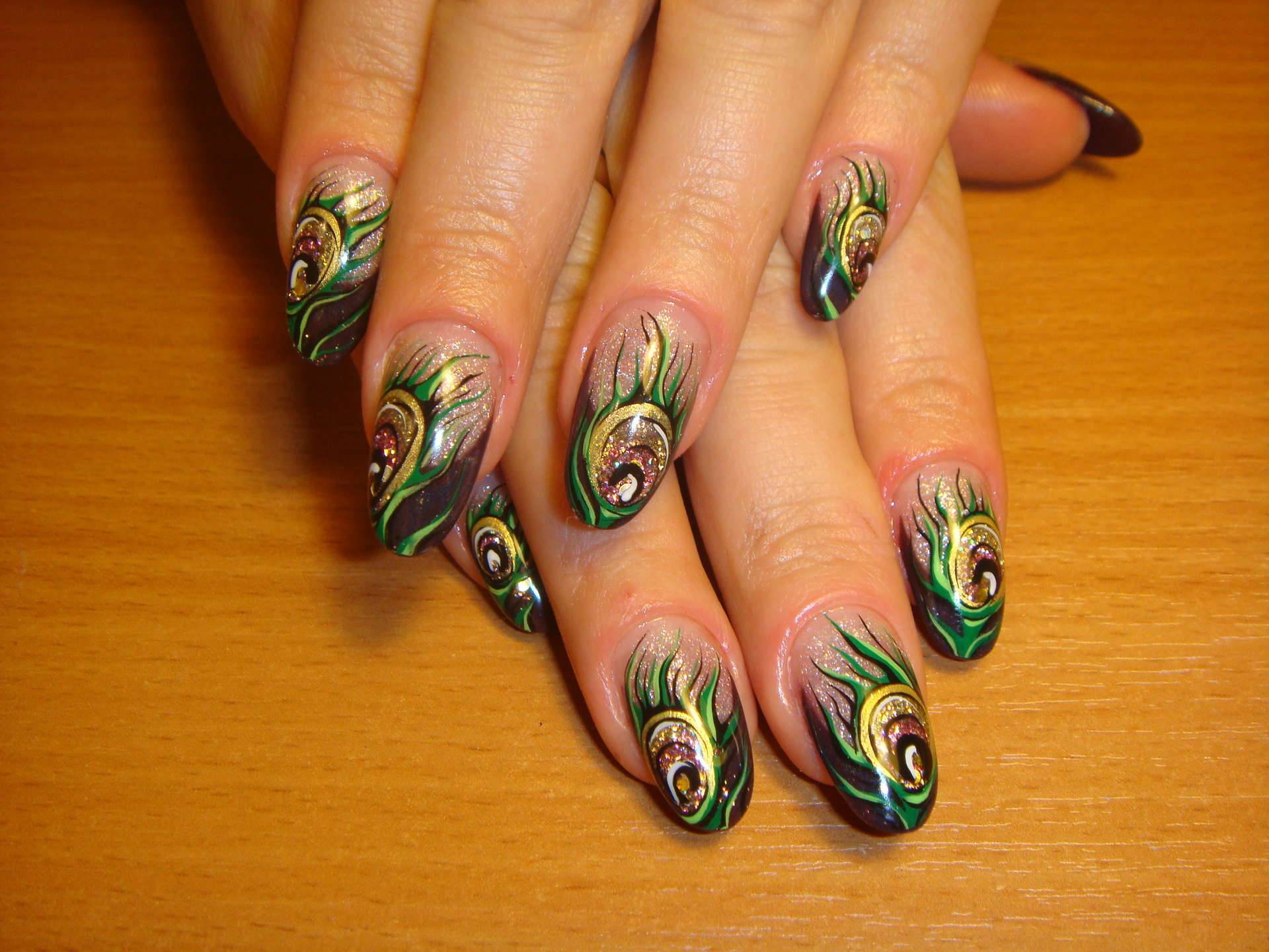 Роспись на ногтях для начинающих с фото: техника художественной росписи, линии, цветок