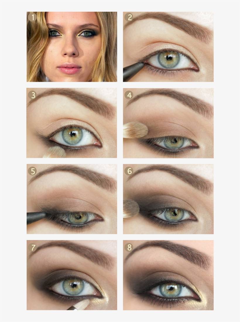Вечерний макияж для зеленых глаз - пошаговые инструкции