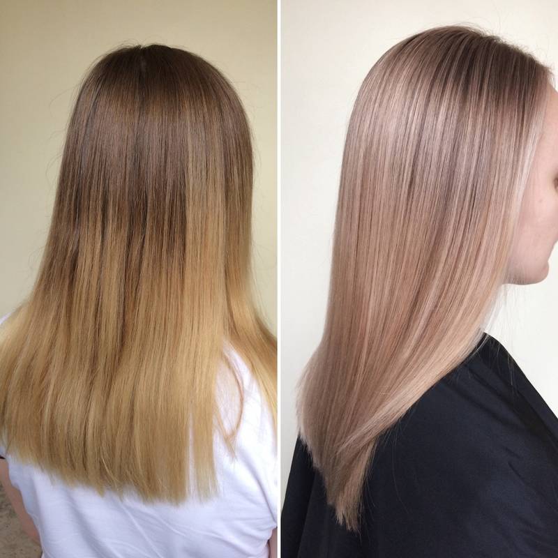 Как закрасить мелирование волос: каким цветом можно провести процедуру, подойдет ли темный тон или лучше свой, а также фото до и после