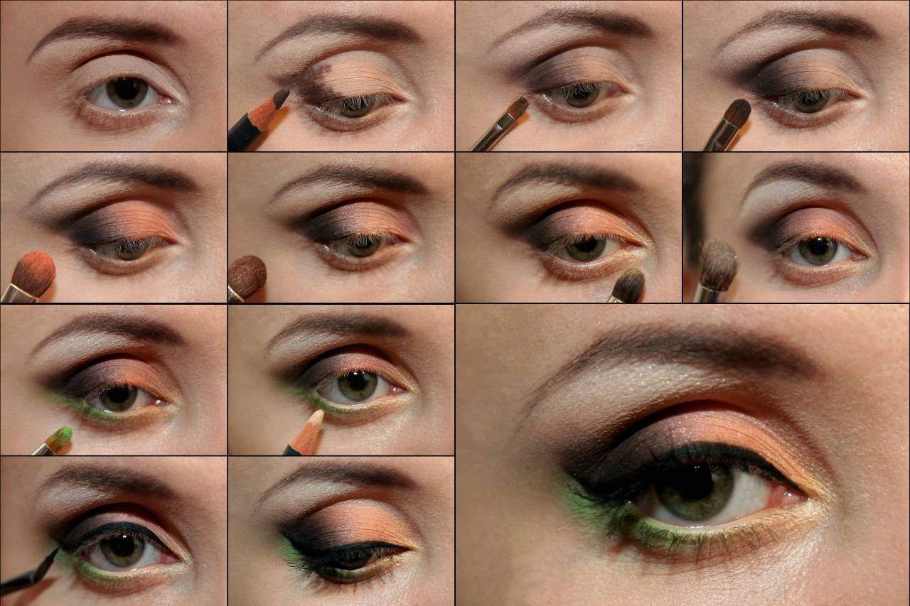 Как красиво накрасить глаза: пошаговая инструкция с видео и фото