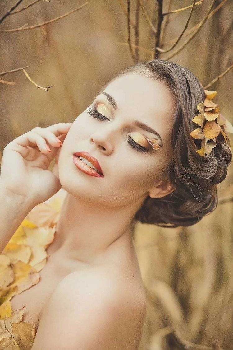 Осенний макияж, фото и видео-урок