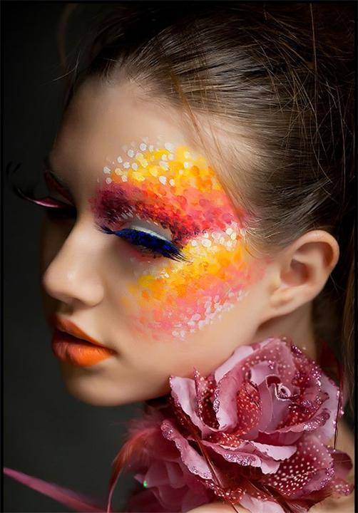 Красный макияж, создаем раскованный red makeup